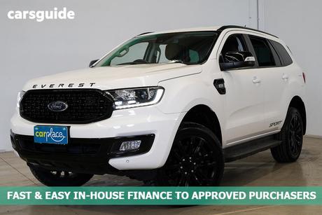 White 2021 Ford Everest Wagon Sport (4Wd)