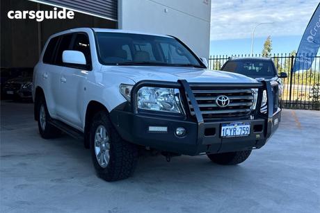 White 2007 Toyota Landcruiser Wagon Vx (4X4)