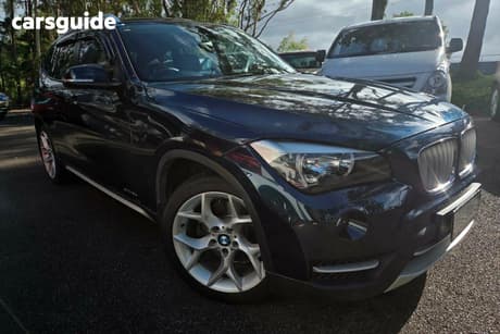 Blue 2013 BMW X1 Wagon Sdrive 18D