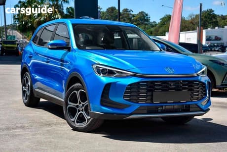 Blue 2025 MG ZS Wagon Essence Hybrid+