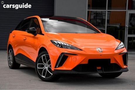 Orange 2024 MG MG4 Hatchback Essence Long Range 77 180Kw