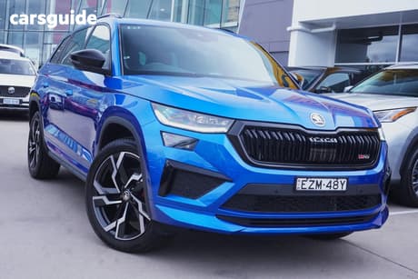 Blue 2023 Skoda Kodiaq Wagon Rs (4X4) 180Tsi