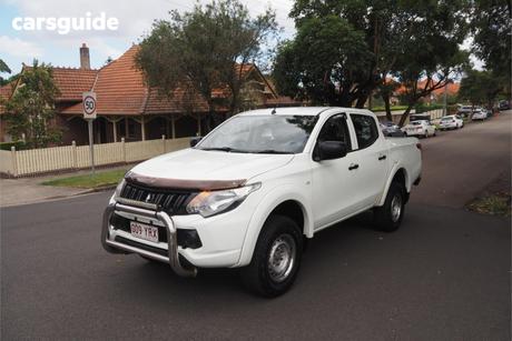 White 2018 Mitsubishi Triton Dual Cab Utility Glx