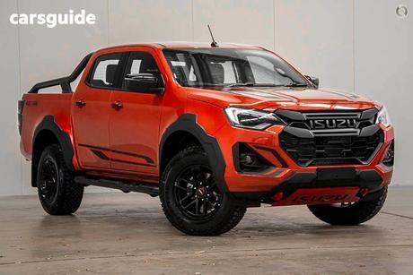 Orange 2025 Isuzu D-MAX Crew Cab Utility Blade