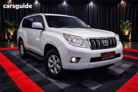 White 2012 Toyota Landcruiser Prado Wagon Gxl (4X4)