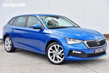 Blue 2021 Skoda Scala Hatchback 110 Tsi Ambition