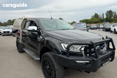 Black 2017 Ford Ranger Super Cab Utility Xlt 3.2 (4X4)