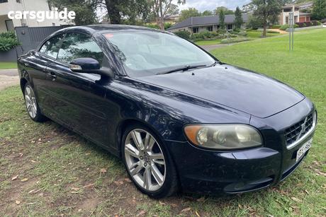 Blue 2008 Volvo C70 Convertible Le