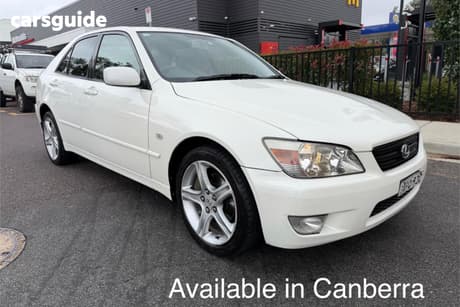 White 2003 Lexus IS200 Sedan Sports Luxury
