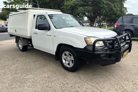 White 2008 Mazda BT-50 Cab Chassis B2500 Dx