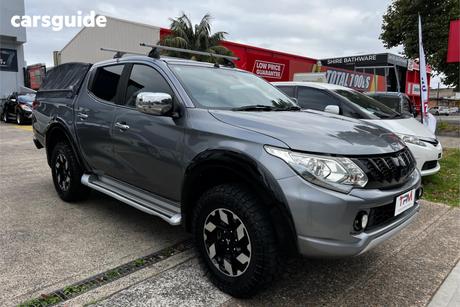 Grey 2017 Mitsubishi Triton Dual Cab Utility Exceed (4X4)
