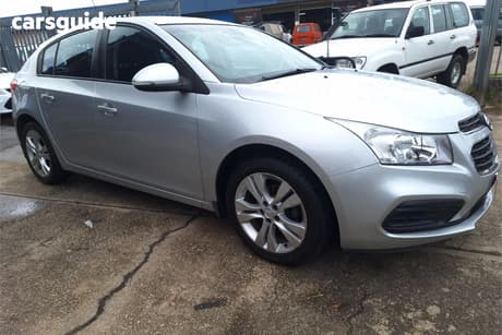 Silver 2015 Holden Cruze Hatchback Equipe