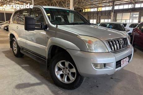 Silver 2004 Toyota Landcruiser Prado Wagon Gxl (4X4)