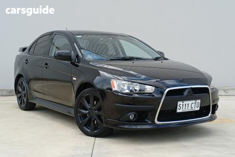 Black 2013 Mitsubishi Lancer Sedan Vr-X