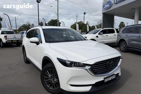 White 2021 Mazda CX-8 Wagon Sport (Awd)