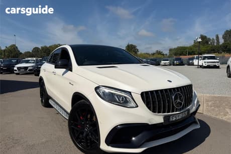 White 2016 Mercedes-Benz GLE63 Coupe S 4Matic