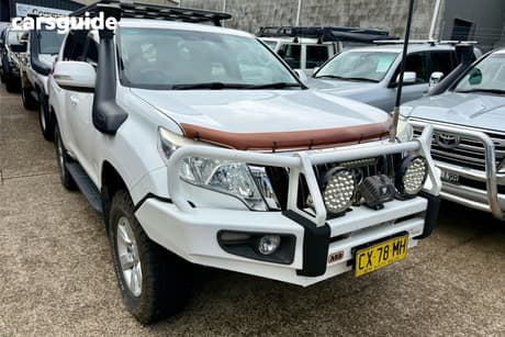 White 2013 Toyota Landcruiser Prado Wagon Gxl (4X4)