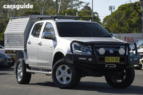 Silver 2017 Isuzu D-MAX Crew Cab Utility Ls-U Hi-Ride (4X2)