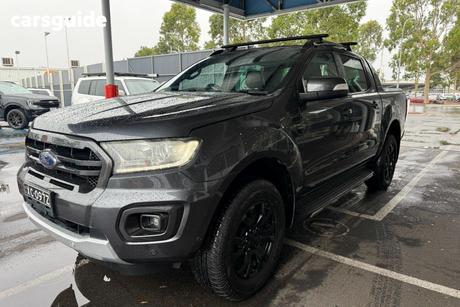 Grey 2019 Ford Ranger Double Cab Pick Up Wildtrak 2.0 (4X4)