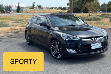 Black 2015 Hyundai Veloster Coupe