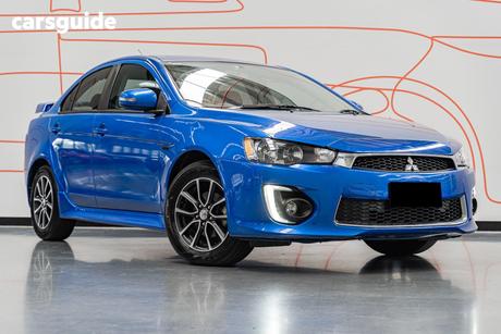 Blue 2016 Mitsubishi Lancer Sedan Es Sport