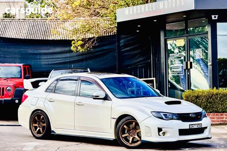 White 2011 Subaru Impreza Sedan Wrx Sti Spec R