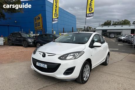 White 2012 Mazda 2 Hatchback Neo