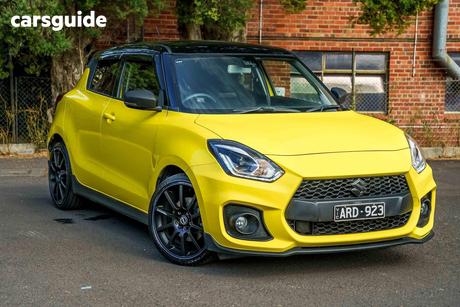 Yellow 2017 Suzuki Swift Hatchback Sport Navigator
