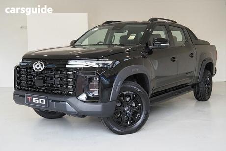 Black 2025 LDV T60 Double Cab Utility Max Mega Tub Plus (4X4)