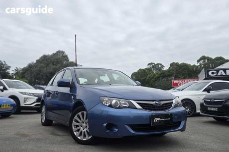 Blue 2009 Subaru Impreza Hatchback R (Awd)