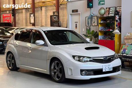 White 2008 Subaru Impreza Hatch WRX STI