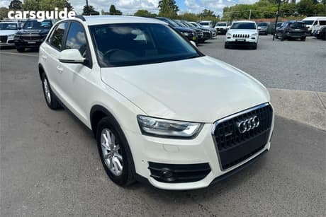 White 2013 Audi Q3 Wagon 2.0 Tfsi Quattro (125Kw)