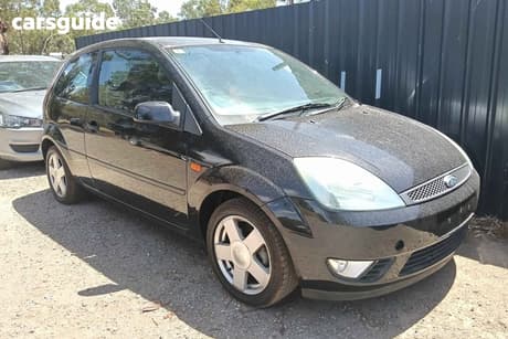 Black 2005 Ford Fiesta Hatchback Zetec