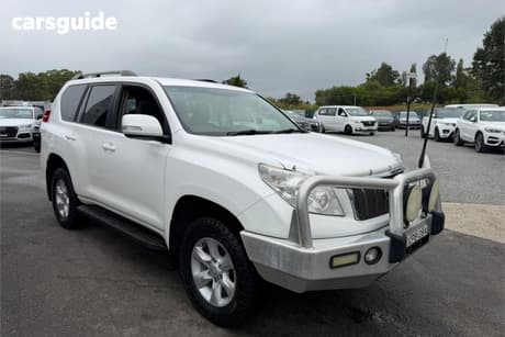 White 2013 Toyota Landcruiser Prado Wagon Gxl (4X4)