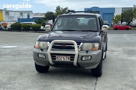 Blue 2002 Mitsubishi Pajero Wagon Gls Lwb (4X4)