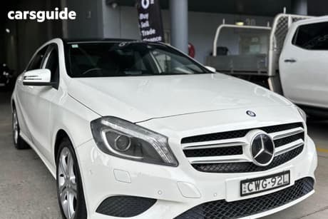 White 2014 Mercedes-Benz A180 Hatch BE 176 MY14