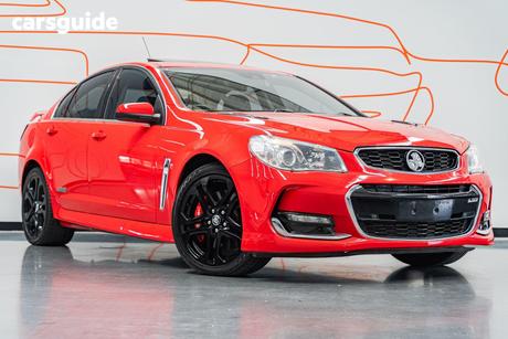 Red 2016 Holden Commodore Sedan Ss-V Redline