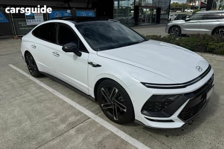 White 2023 Hyundai Sonata Sedan N Line