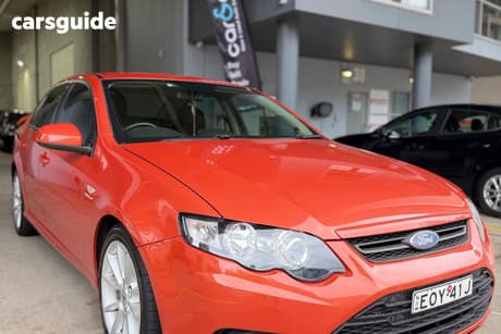 Red 2013 Ford Falcon Sedan Xr6