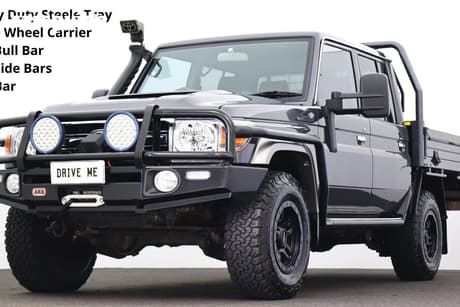Grey 2019 Toyota Landcruiser Double Cab Chassis Gxl (4X4)