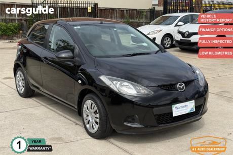 Black 2009 Mazda 2 Hatchback Neo