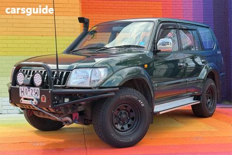 Green 2001 Toyota Landcruiser Prado SUV GXL 4X4