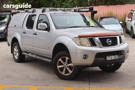 Silver 2012 Nissan Navara Dual Cab Utility St-X 550 (4X4)
