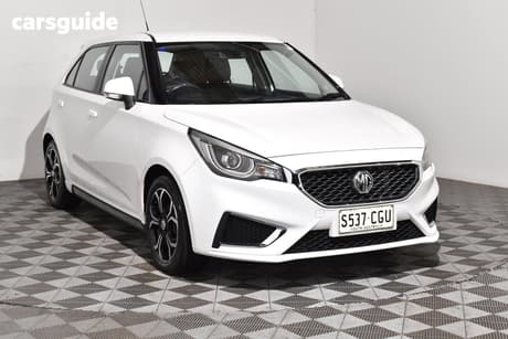 White 2020 MG MG3 Hatchback Excite (With Navigation)