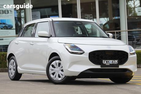 White 2025 Suzuki Swift Hatchback Hybrid