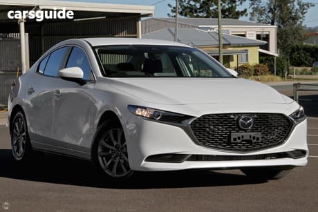 White 2026 Mazda Mazda3 Hatchback G20 Pure