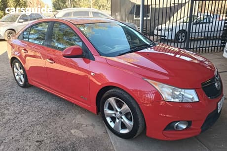 Red 2011 Holden Cruze Sedan Sri V