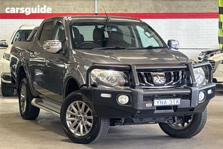 Grey 2017 Mitsubishi Triton Dual Cab Utility Gls (4X4)