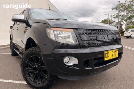 Black 2015 Ford Ranger Dual Cab Utility Xls 3.2 (4X4)