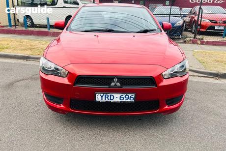 Red 2012 Mitsubishi Lancer Sedan Es